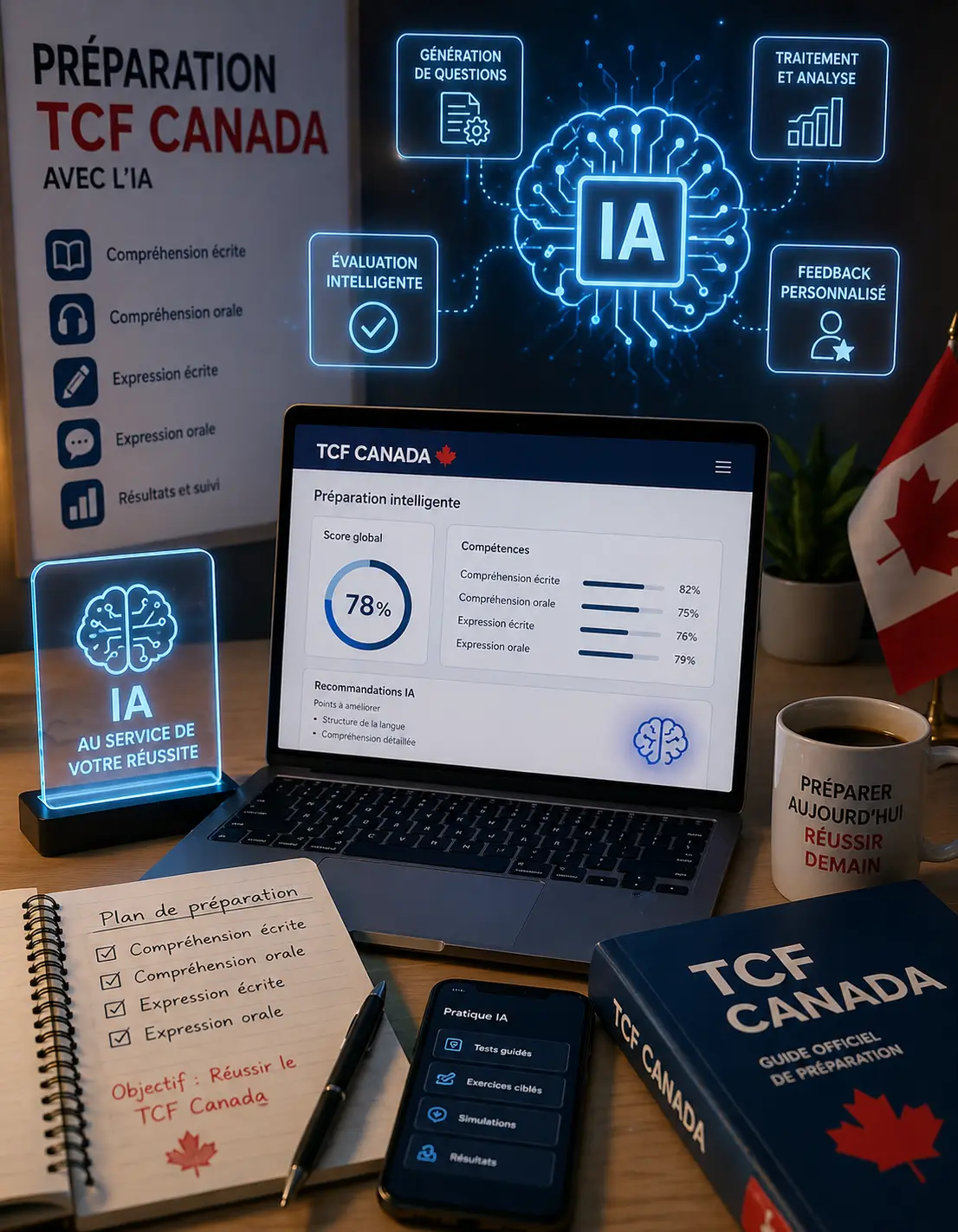 Préparation TCF Canada