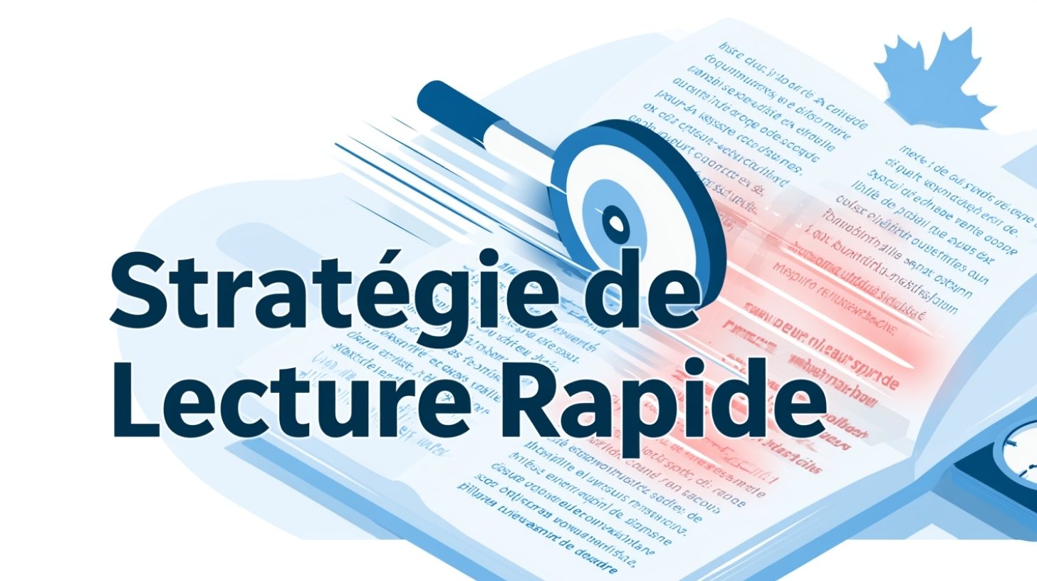 Stratégie de lecture rapide pour la compréhension écrite du TCF Canada
