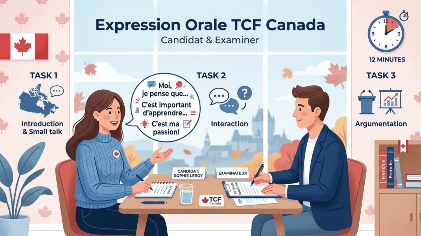 Expression Orale TCF Canada : méthodologie complète et corrections